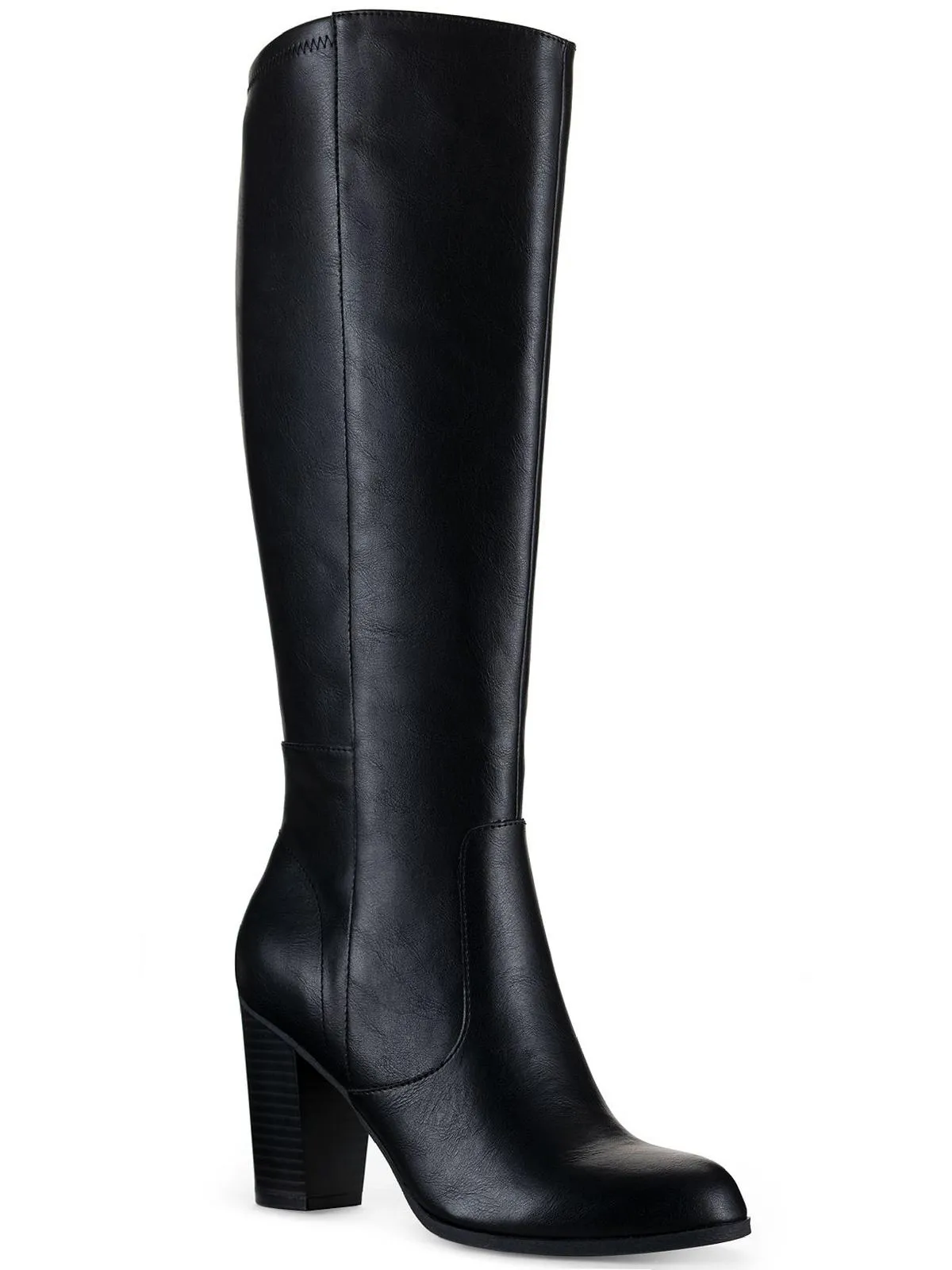 Addyy Womens Microsuede Pull On Knee-High Boots