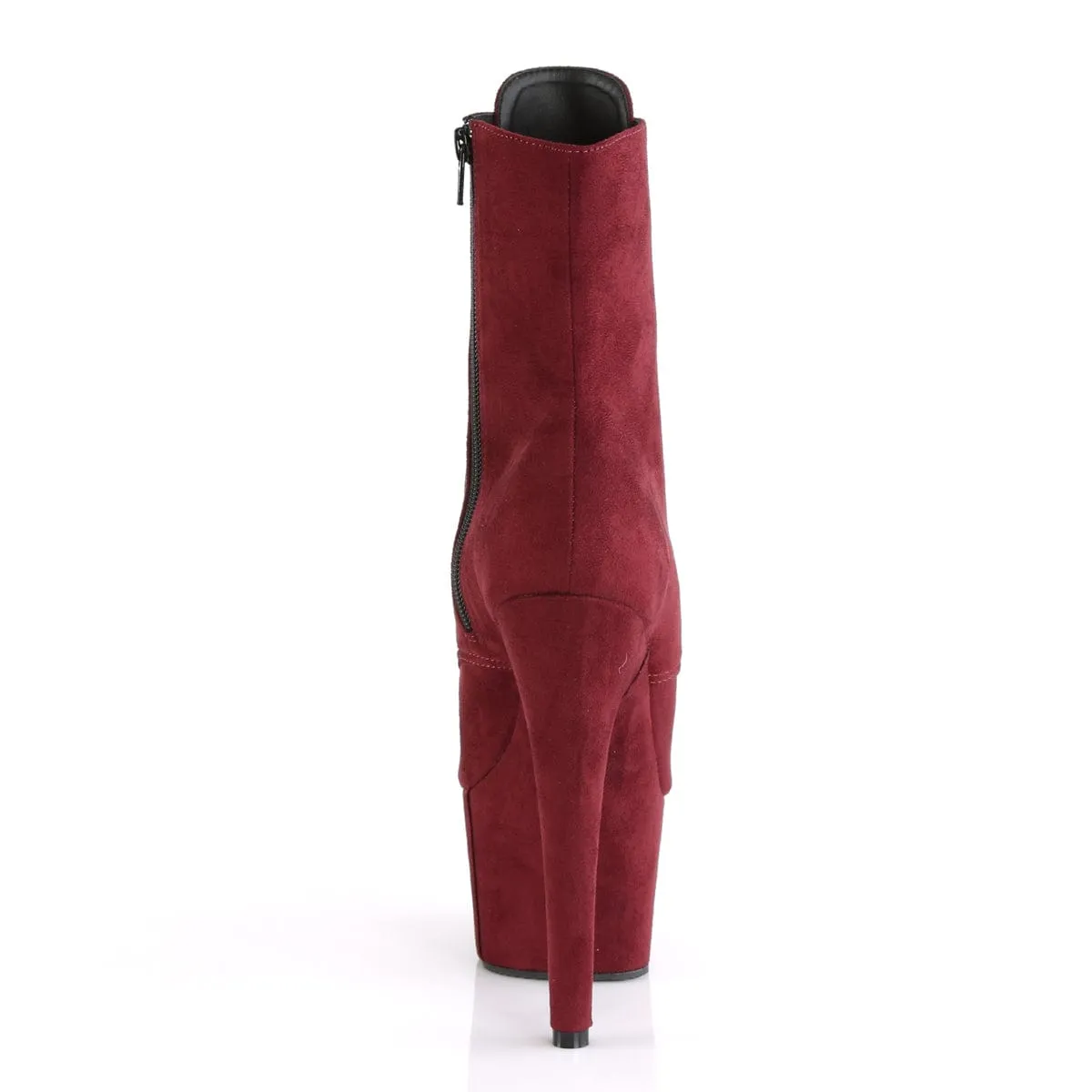 ADORE-1021FS Burgundy Faux Suede/Burgundy Faux Suede