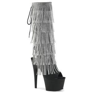 ADORE-2024RSF Black Stretch Faux Leather/Black Matte