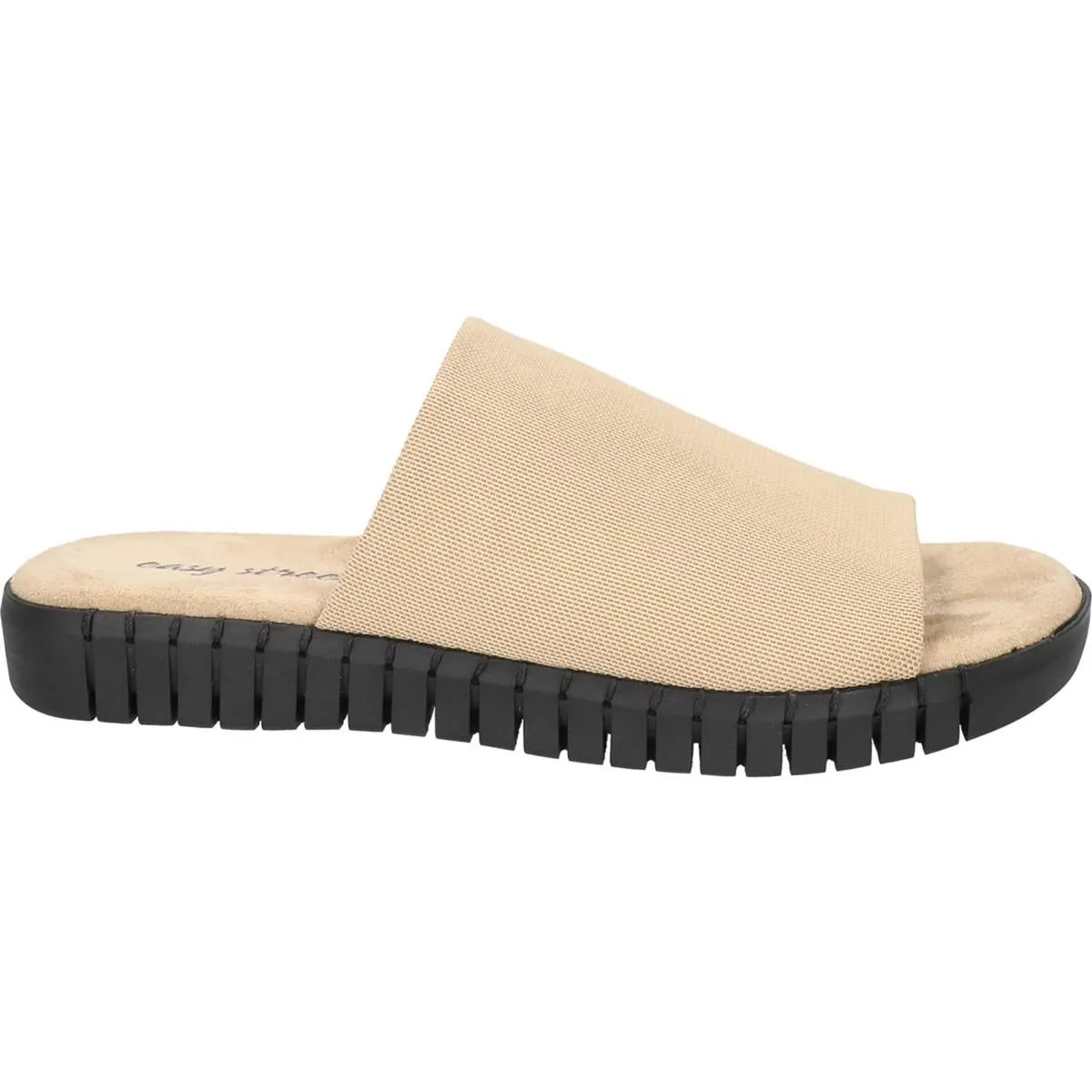 Akeyla   Womens Stretch Comfort Insole Slide Sandals
