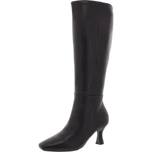 AKPERFECTION Womens Zipper Leather Knee-High Boots