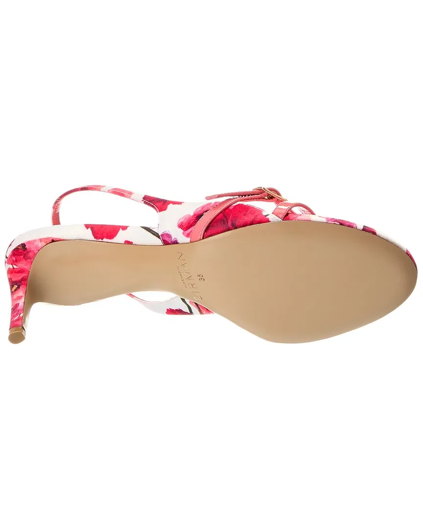 Alexandre Birman Maia 60 Canvas & Leather Slingback Sandal