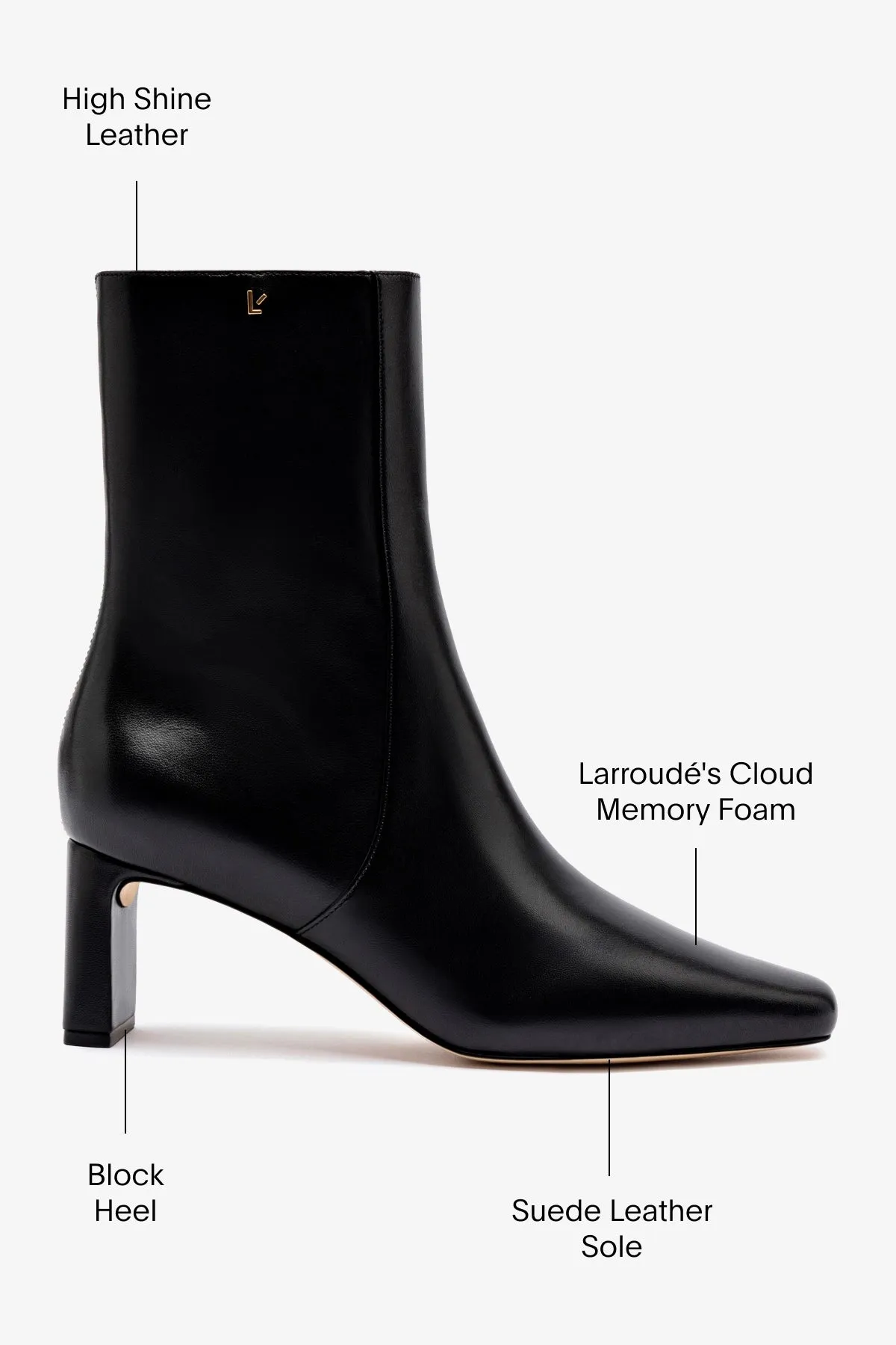 Alexis Bootie In Black Leather