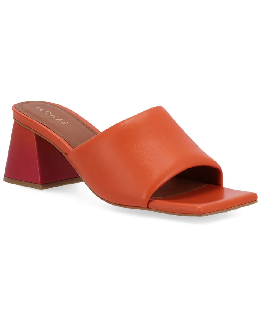 ALOHAS Brushed Leather Sandal