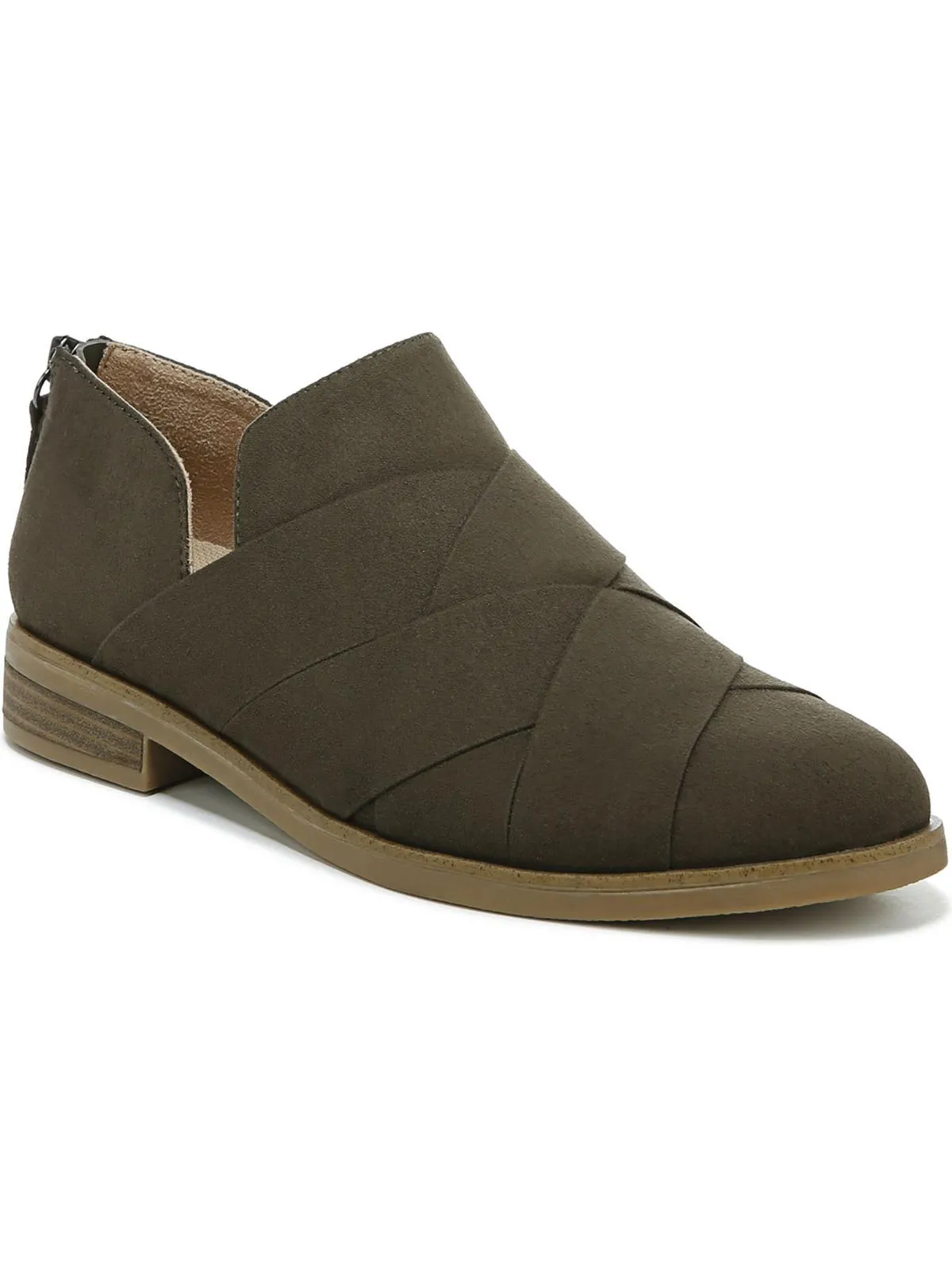 Always Band Womens Zipper Slip On Shooties