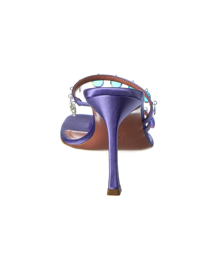 AMINA MUADDI Tina Satin Sandal