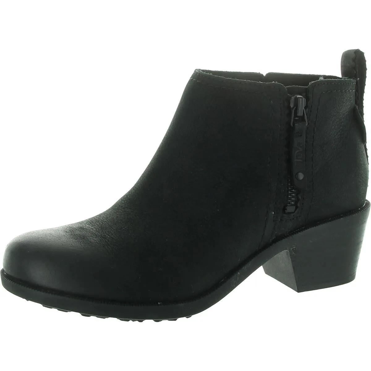 Anaya Womens Leather Booties Ankle Boots