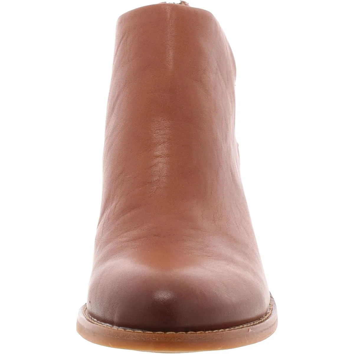 ANGELICA Womens Leather Block Heel Shooties