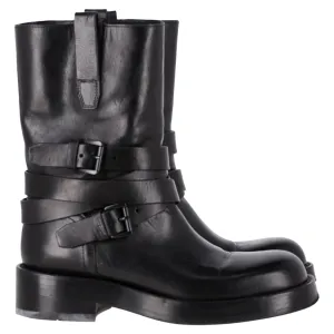 Ann Demeulemeester Julian A. Ankle Boots in Black Leather