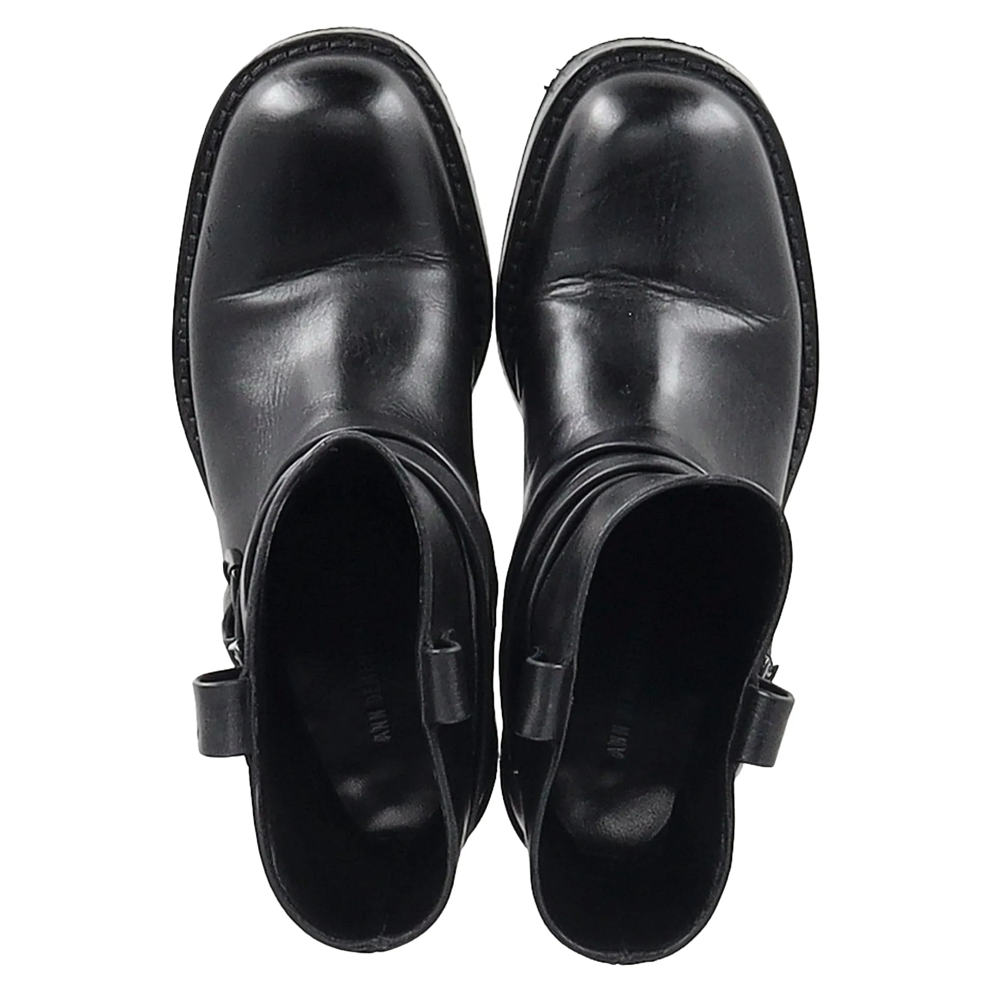 Ann Demeulemeester Julian A. Ankle Boots in Black Leather