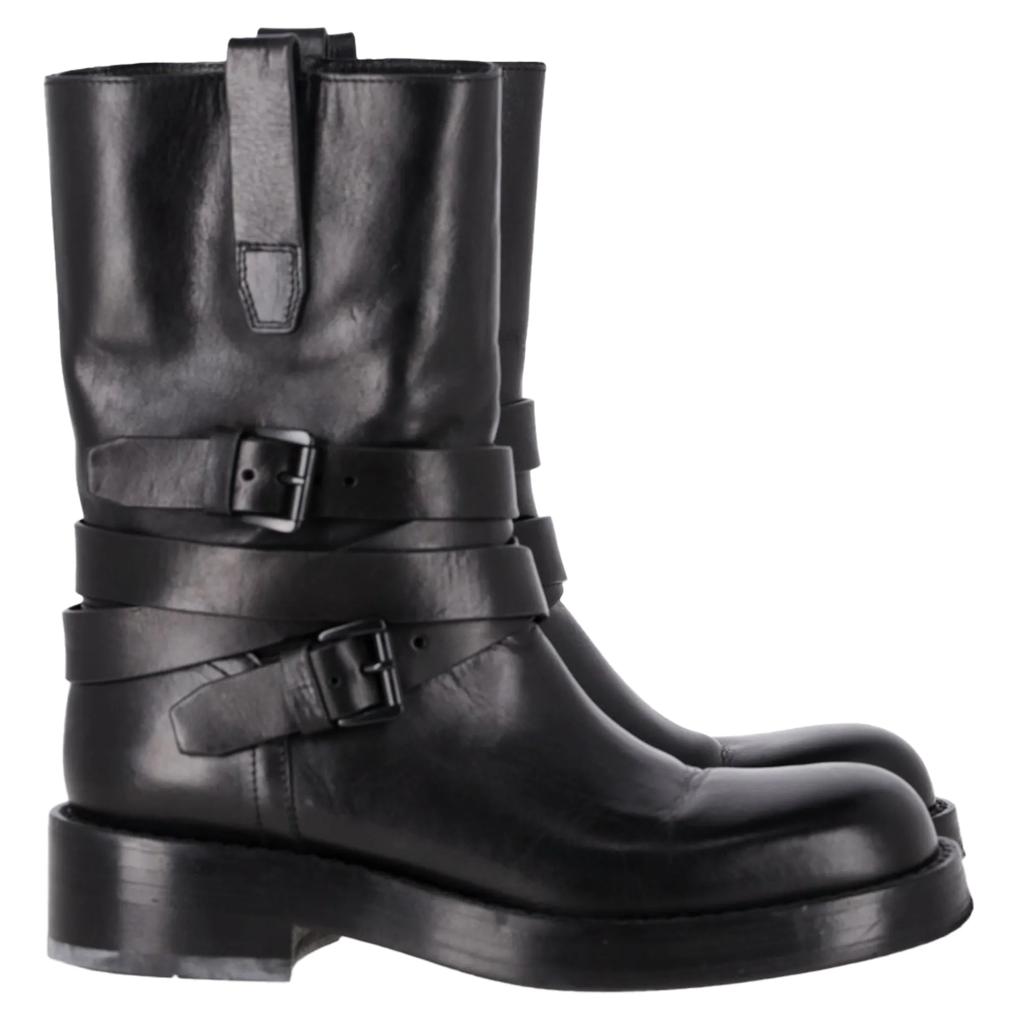 Ann Demeulemeester Julian A. Ankle Boots in Black Leather