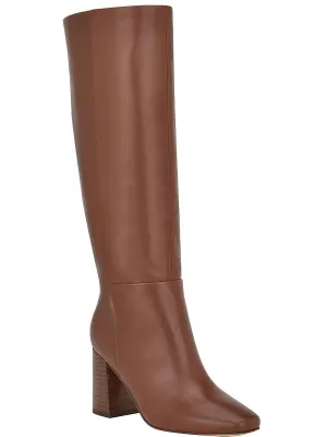 Arista Womens Tall Block Heel Knee-High Boots