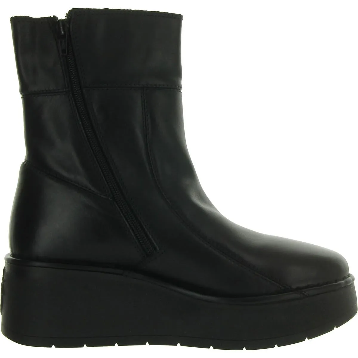 Arkansas Womens Zip Up Pull On Mid-Calf Boots