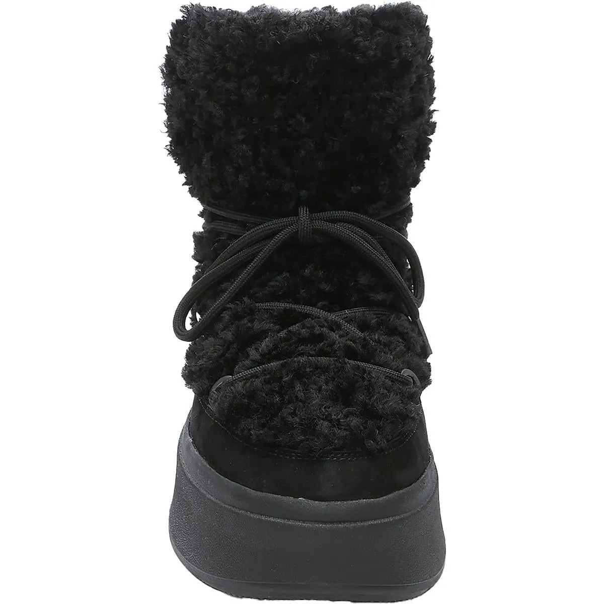 AS Moboo Womens Lace Up Platform Ankle Boots