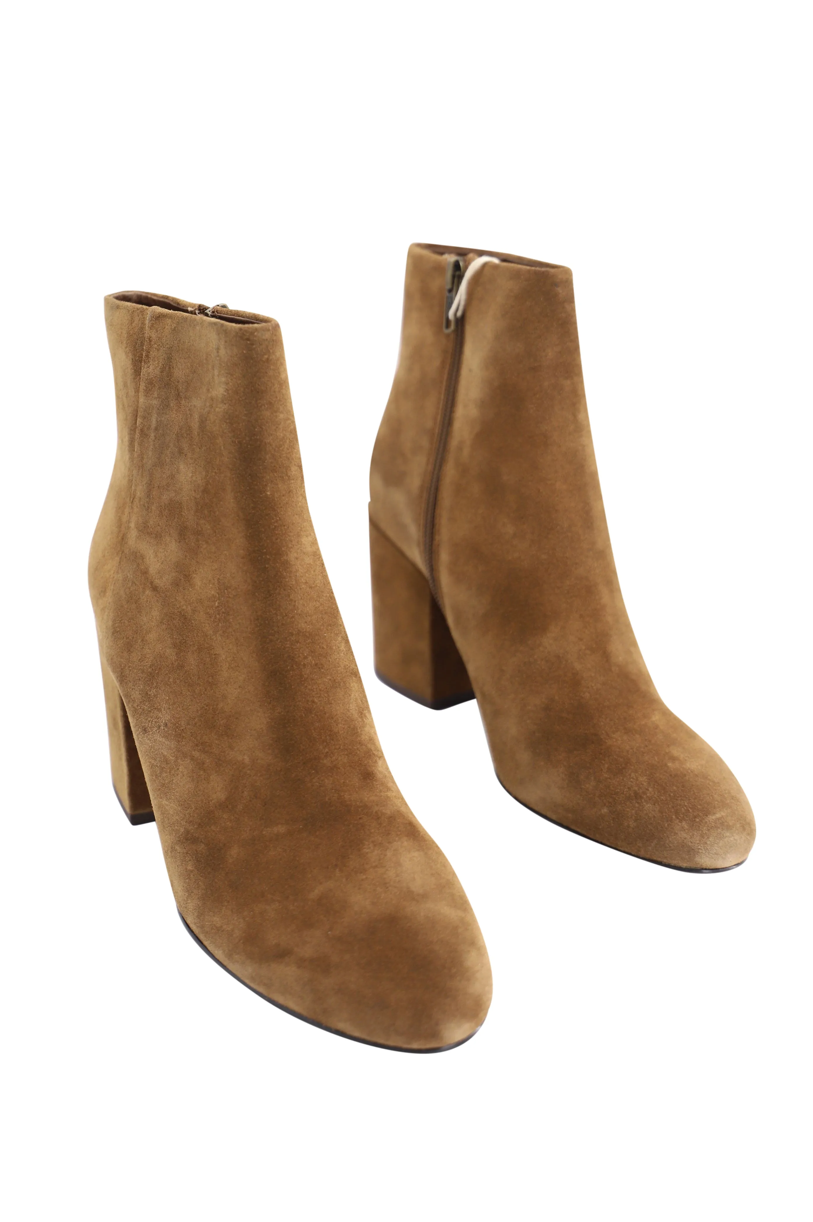 Ash Eden Ankle Boots in Brown Suede