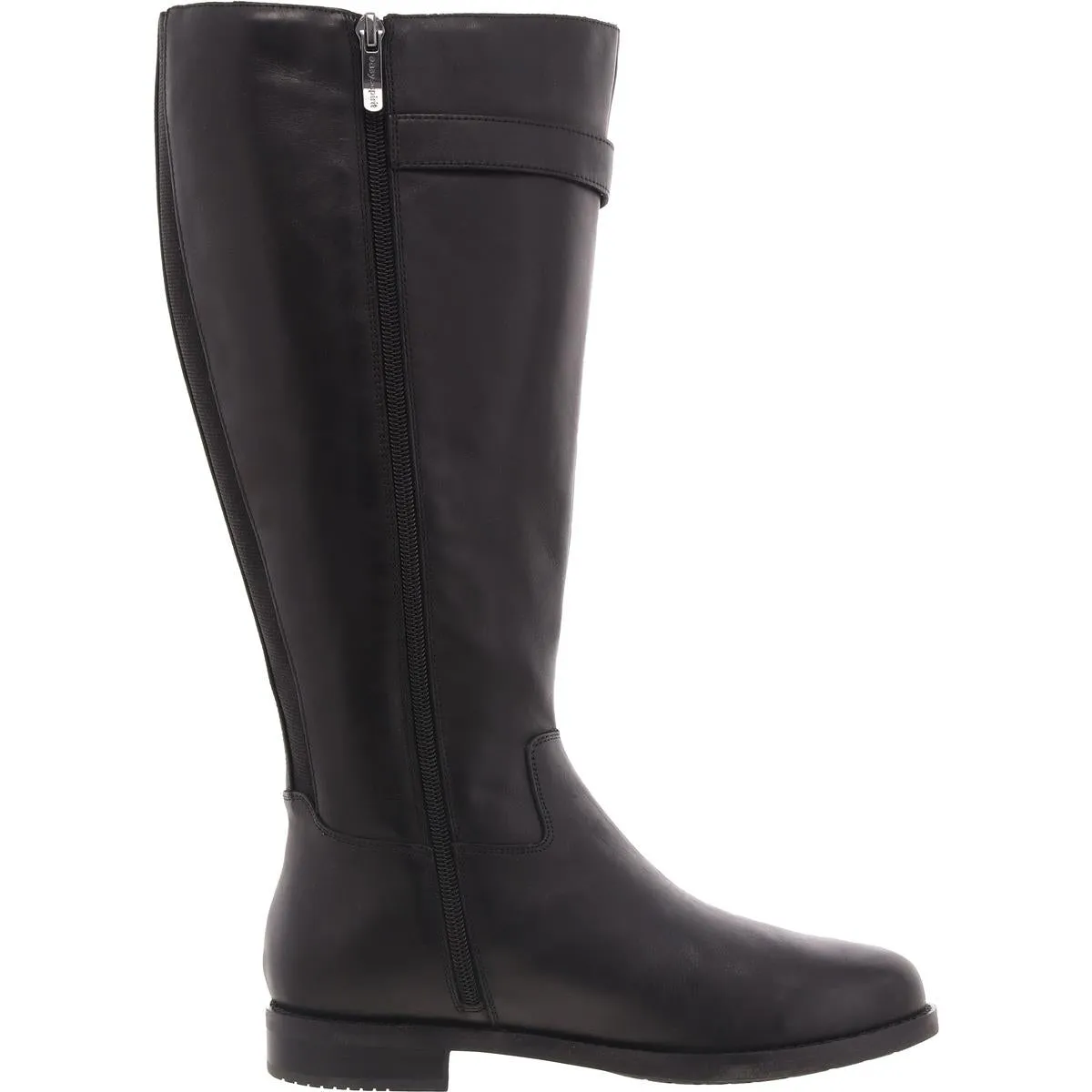 Aubrey Womens Wide Calf Leather Knee-High Boots