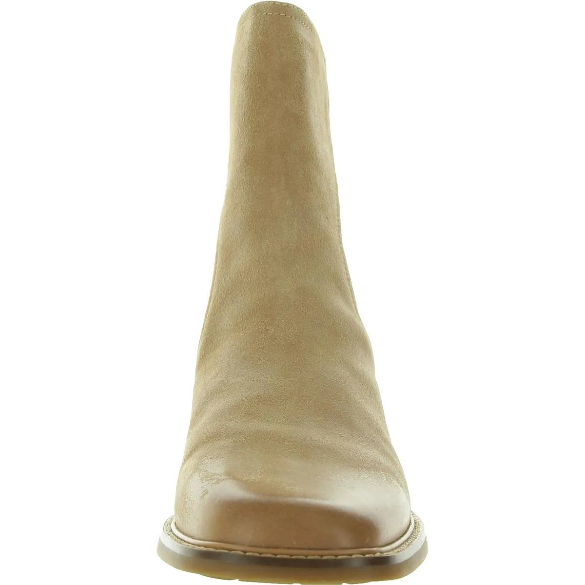 Autumn Womens Mixed Media Leather Mid-Calf Boots