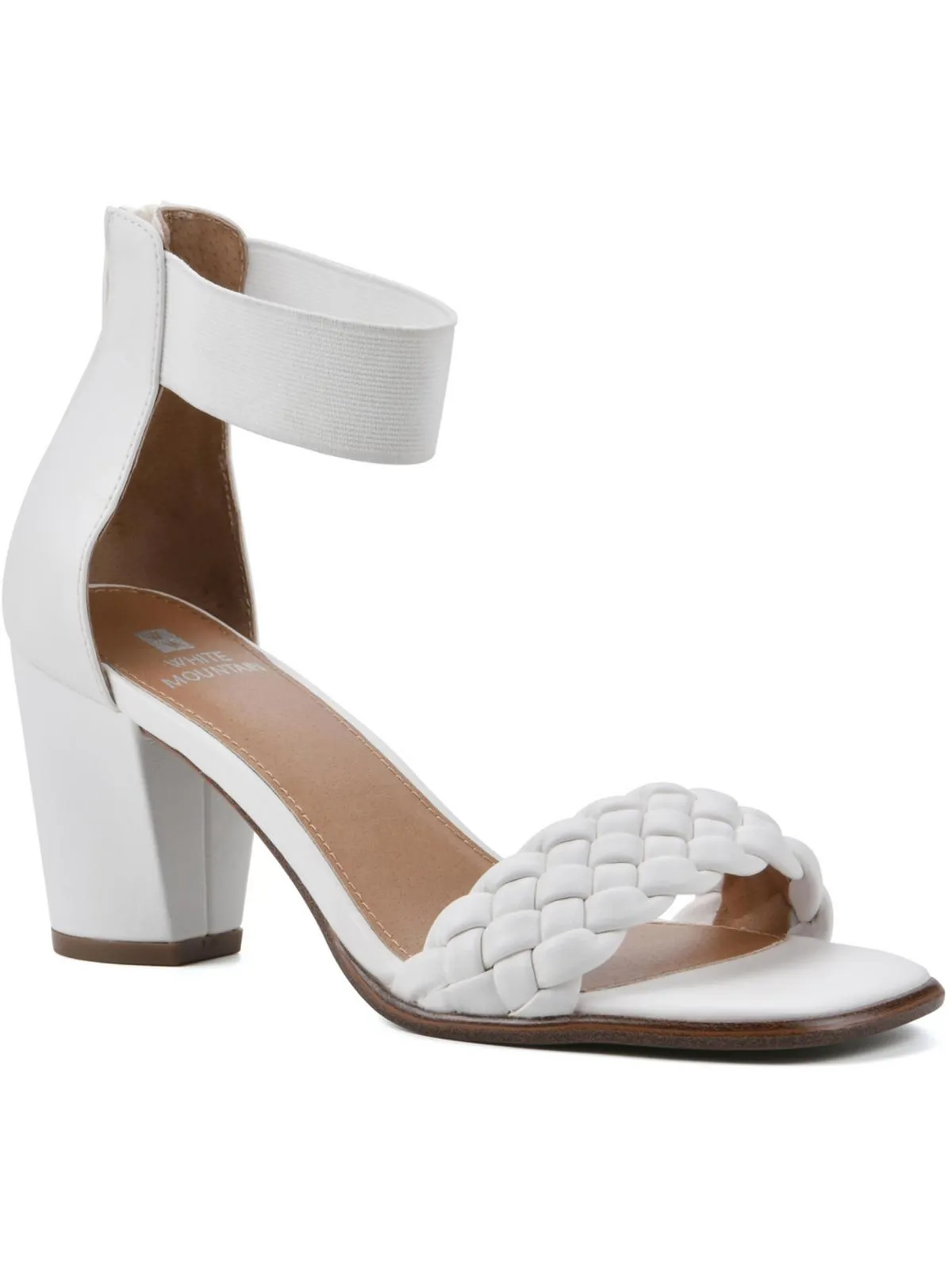 Backer  Womens Zipper Dressy Heels