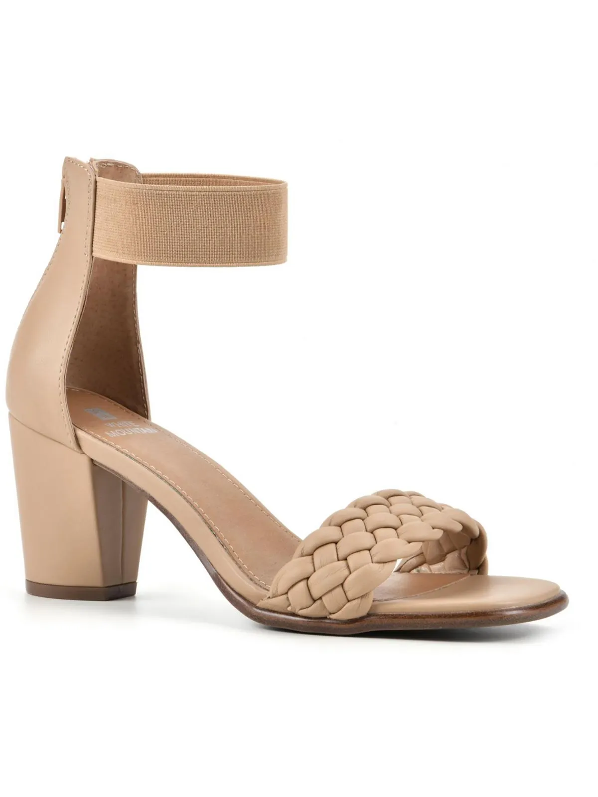 Backer  Womens Zipper Dressy Heels