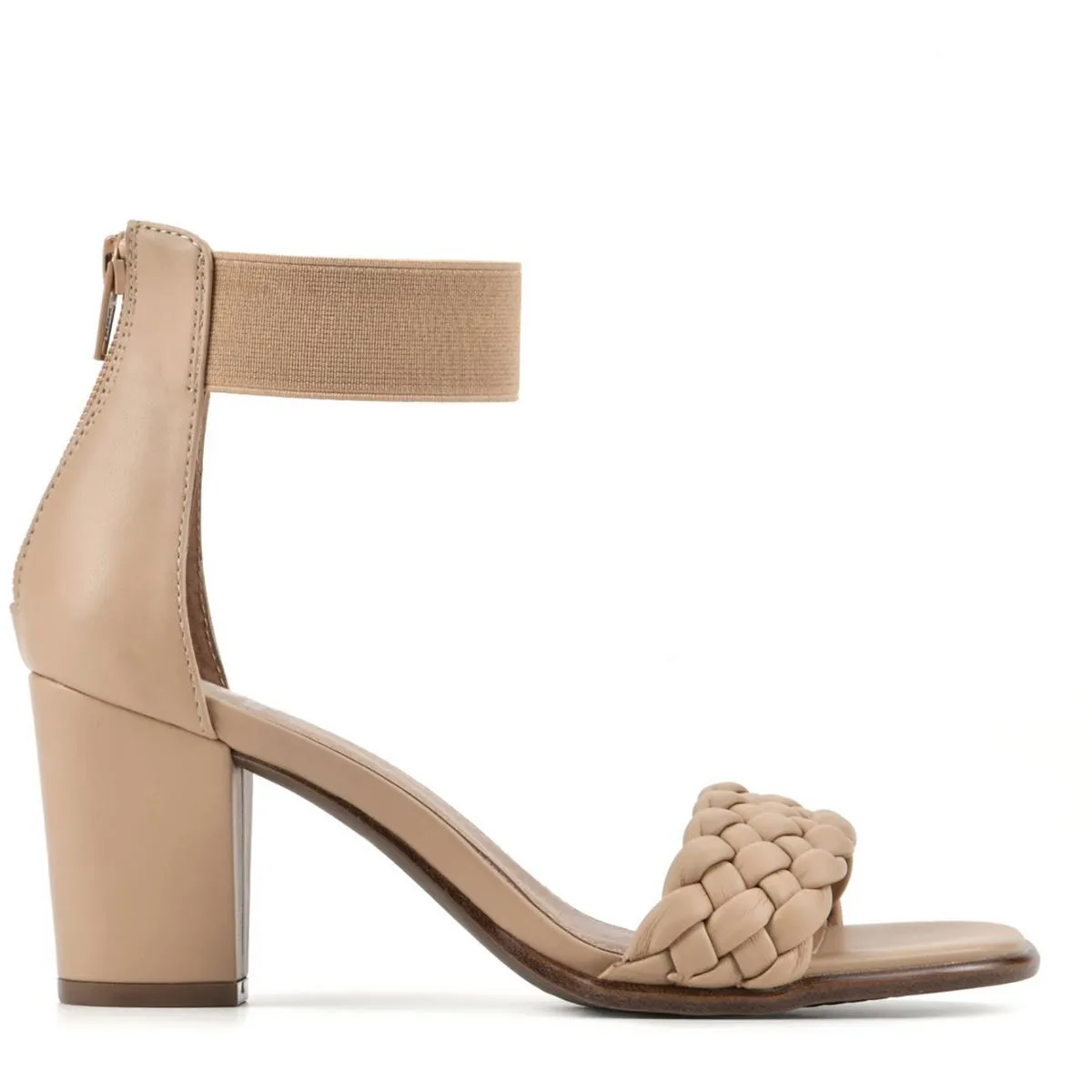Backer  Womens Zipper Dressy Heels