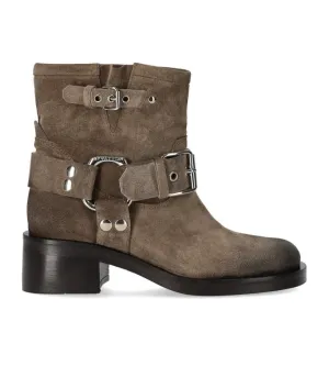 Beige Biker Boot