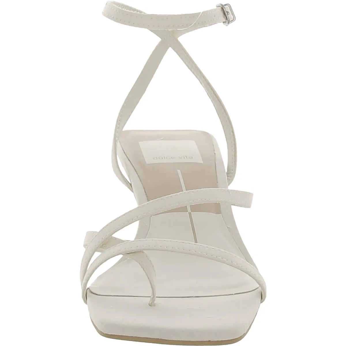 BETSI Womens Square Toe Dressy Ankle Strap