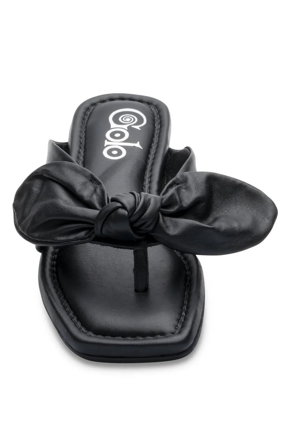Bowthong Sandal In Black