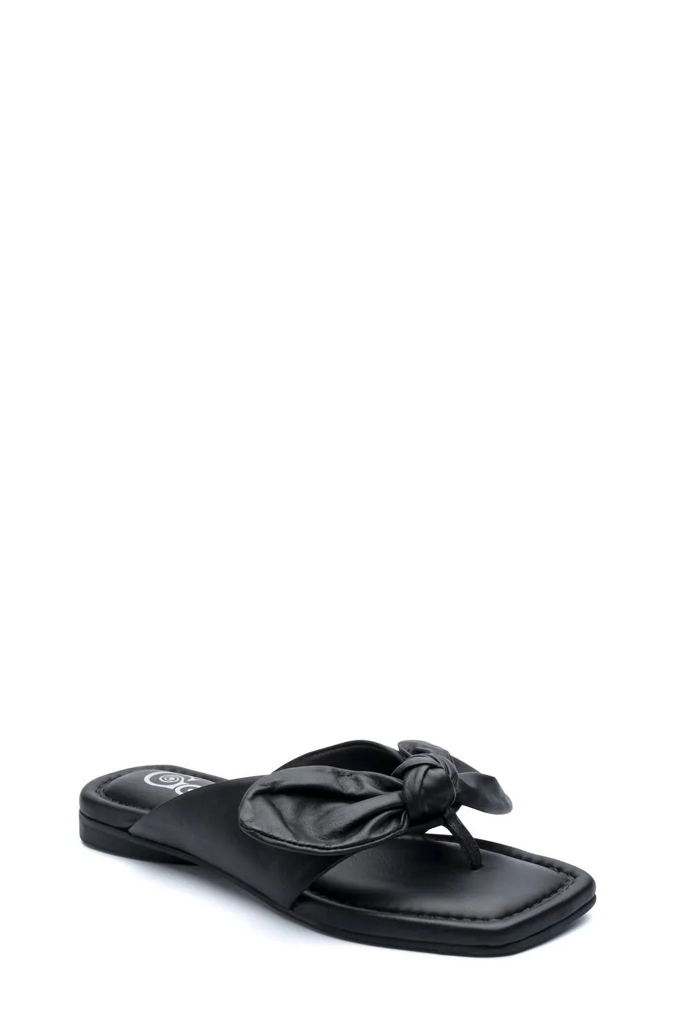 Bowthong Sandal In Black