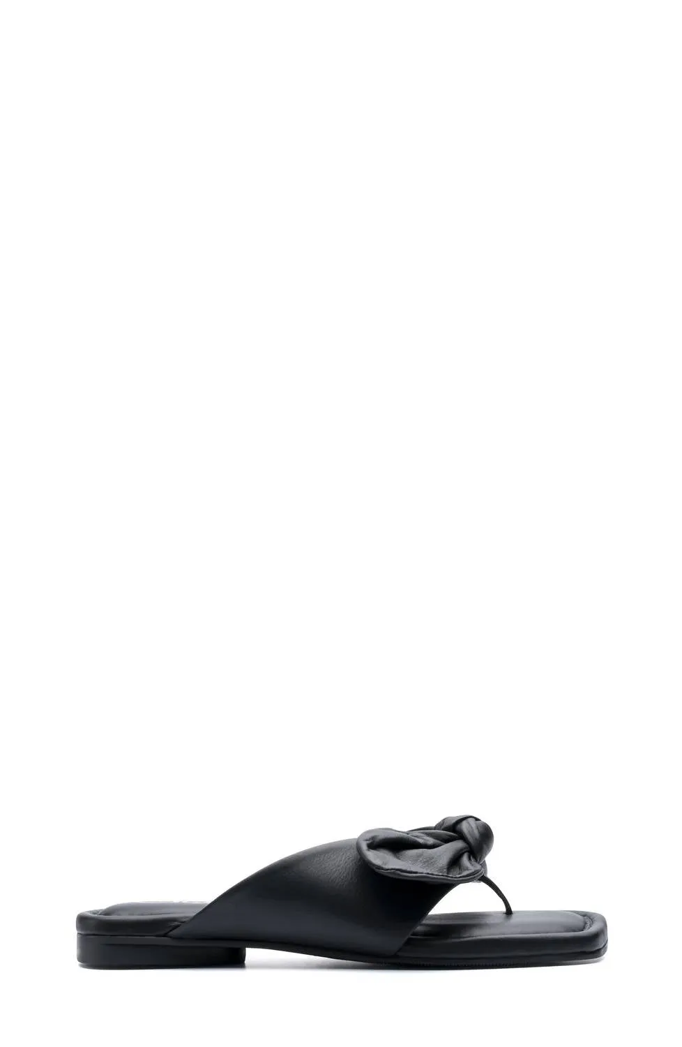 Bowthong Sandal In Black