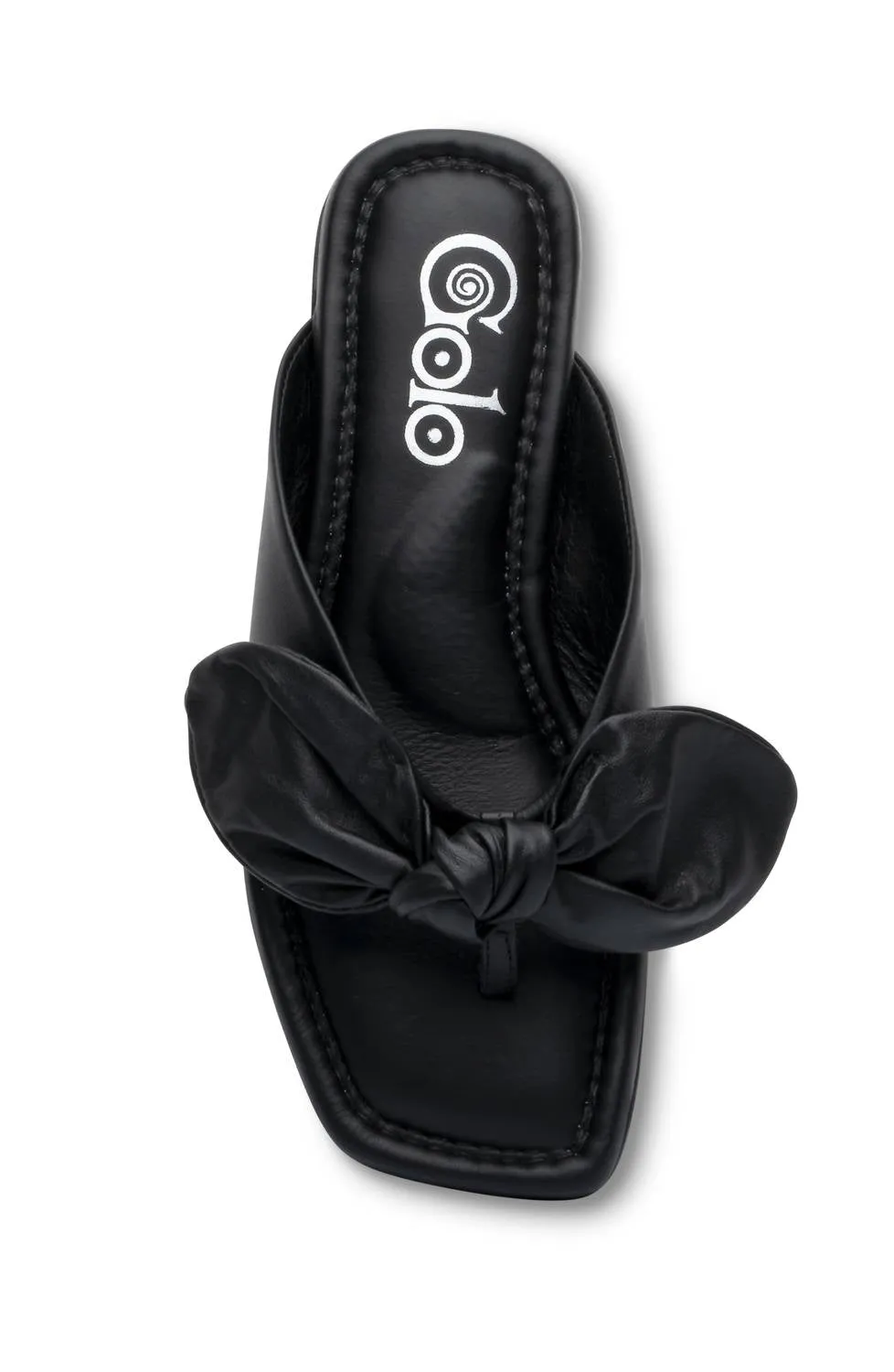 Bowthong Sandal In Black