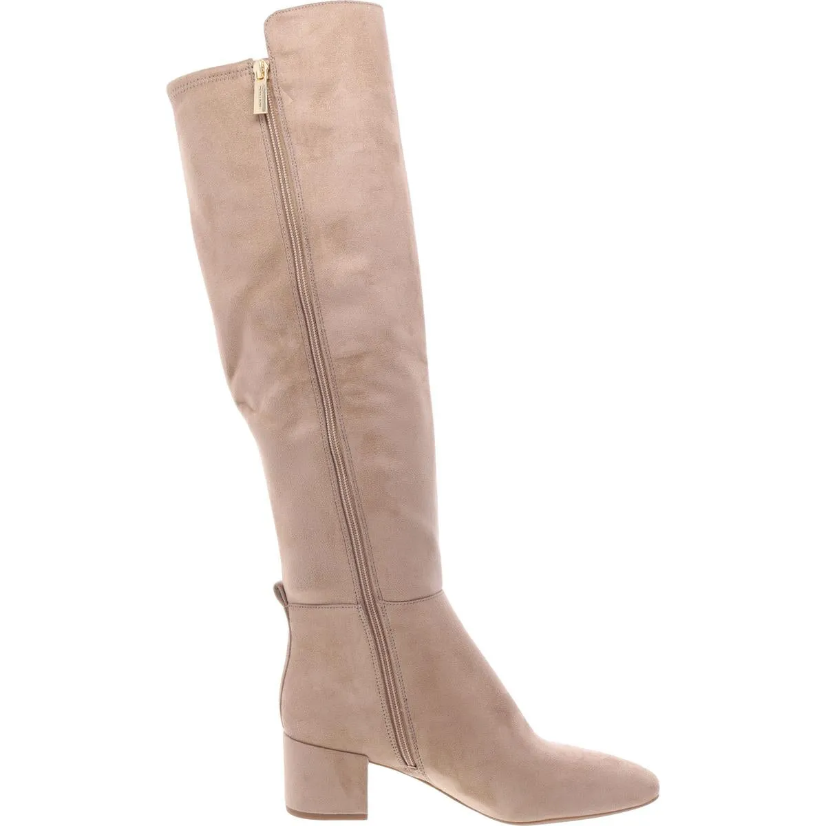 Braden Mid Boot Womens Zip Up Slip On Over-The-Knee Boots