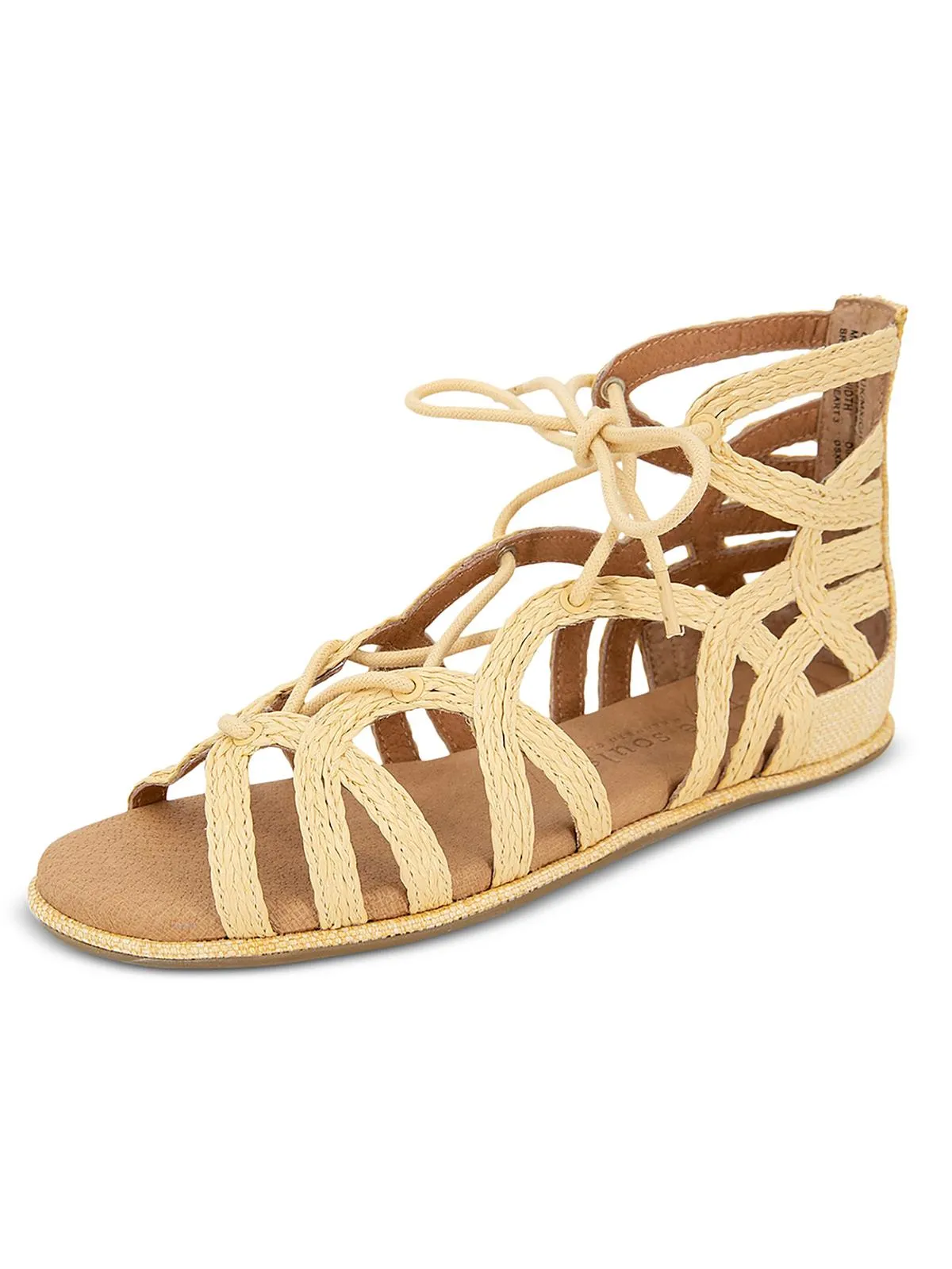 Break My Heart 3 Womens Leather Gladiator Sandals