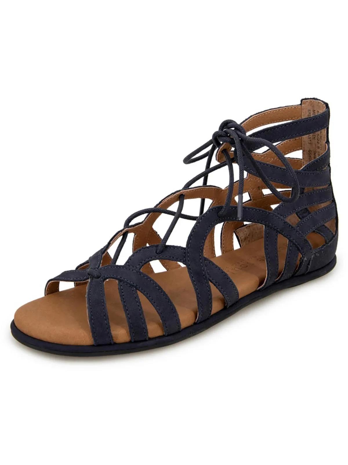 Break My Heart 3 Womens Leather Gladiator Sandals
