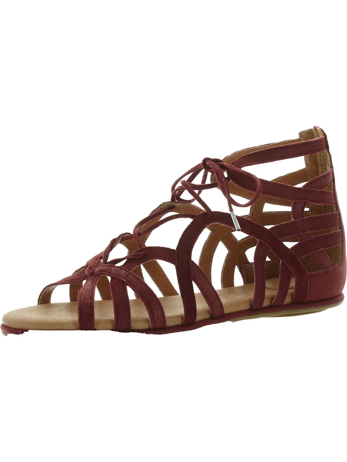 Break My Heart 3 Womens Leather Gladiator Sandals