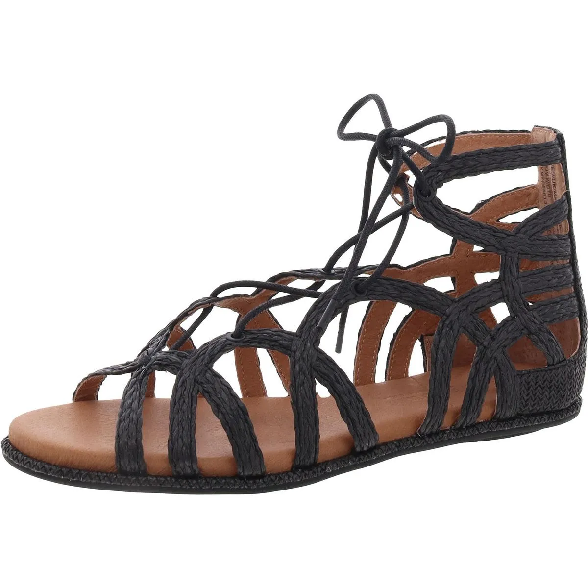 Break My Heart 3 Womens Leather Gladiator Sandals