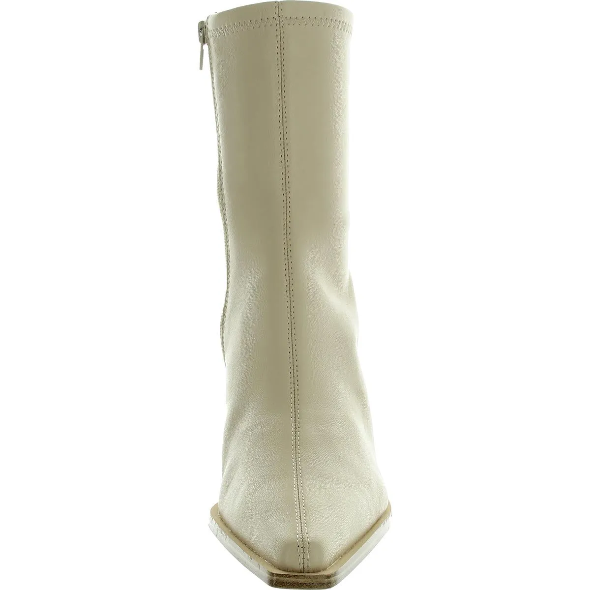 Brianne  Womens Zipper Faux Leather Ankle Boots