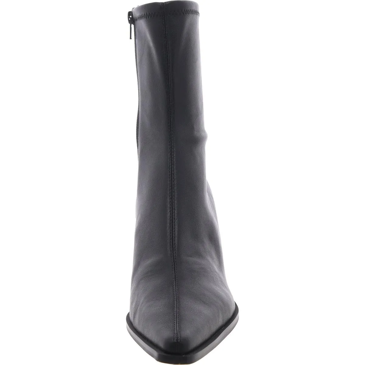 Brianne  Womens Zipper Faux Leather Ankle Boots
