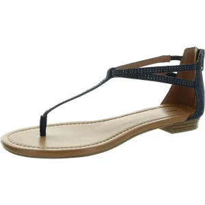 BRINNA Womens Zipper Manmade Ankle Strap
