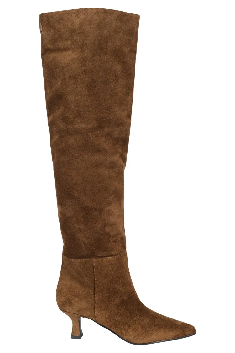 Brown Bea Suede Boot