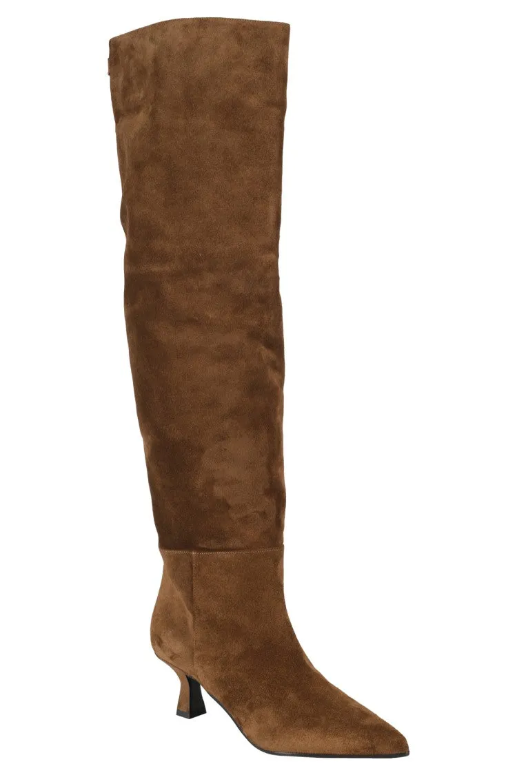 Brown Bea Suede Boot