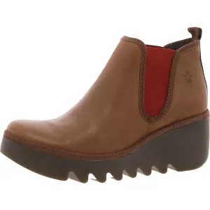 Byne 349 Womens Stretch Leather Chelsea Boots