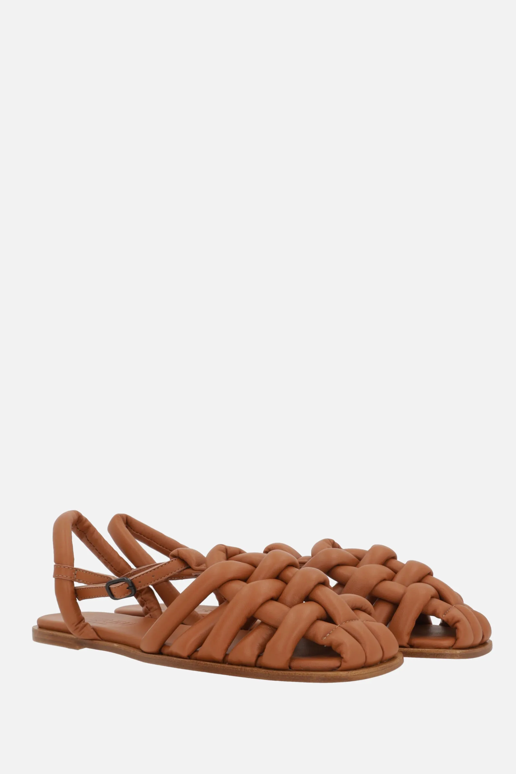 Cabersa flat sandals in padded nappa