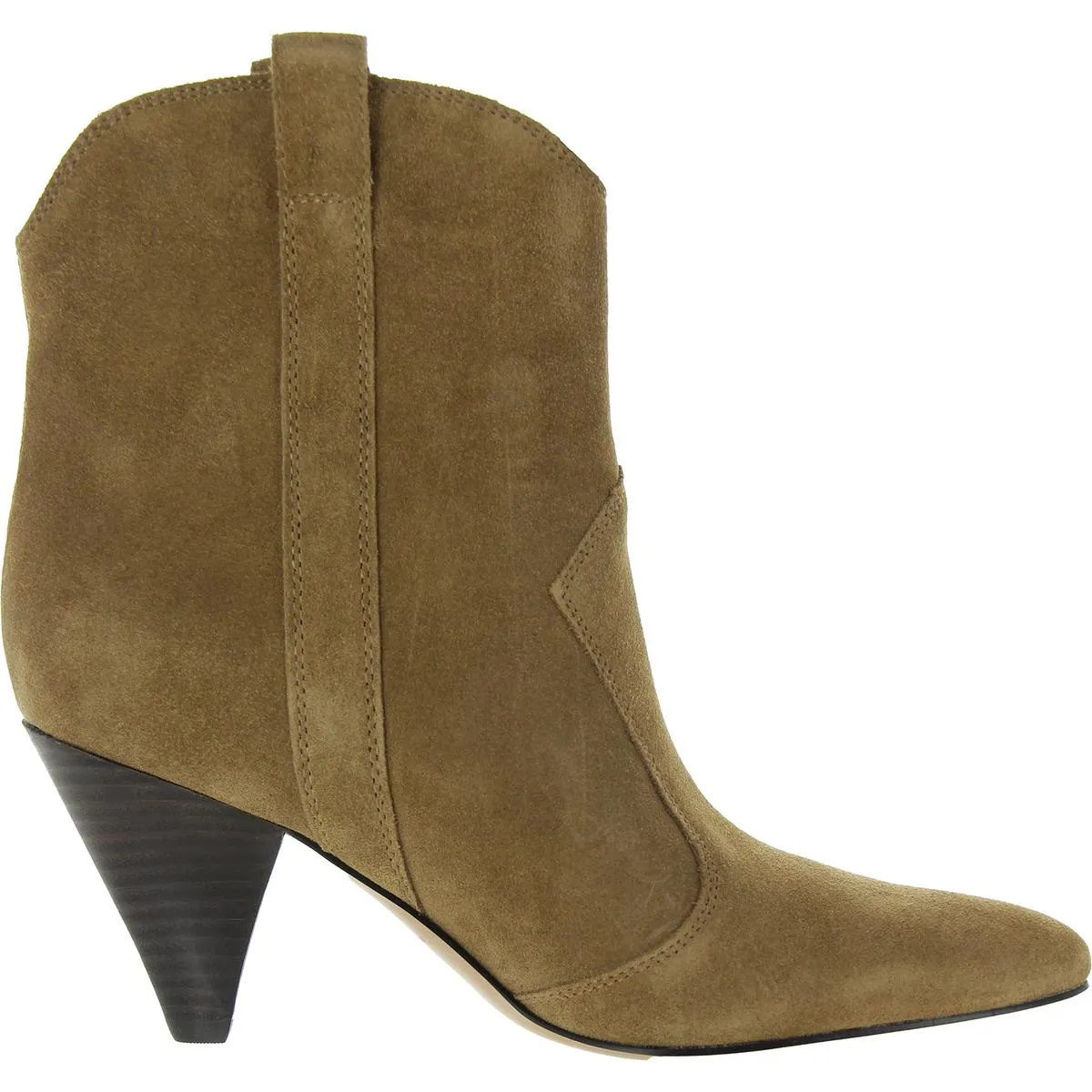 Carissa Womens Suede Pull On Ankle Boots