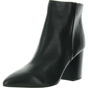 Cashew Womens Leather Heels Booties