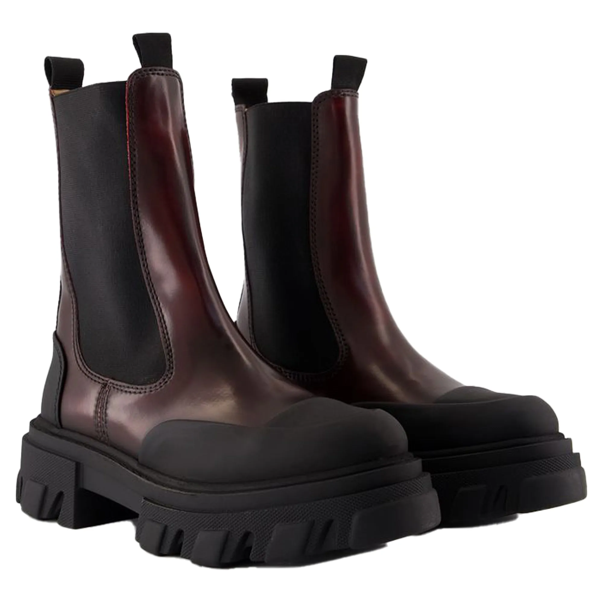 Chelsea boots - Ganni - Synthetic - Black