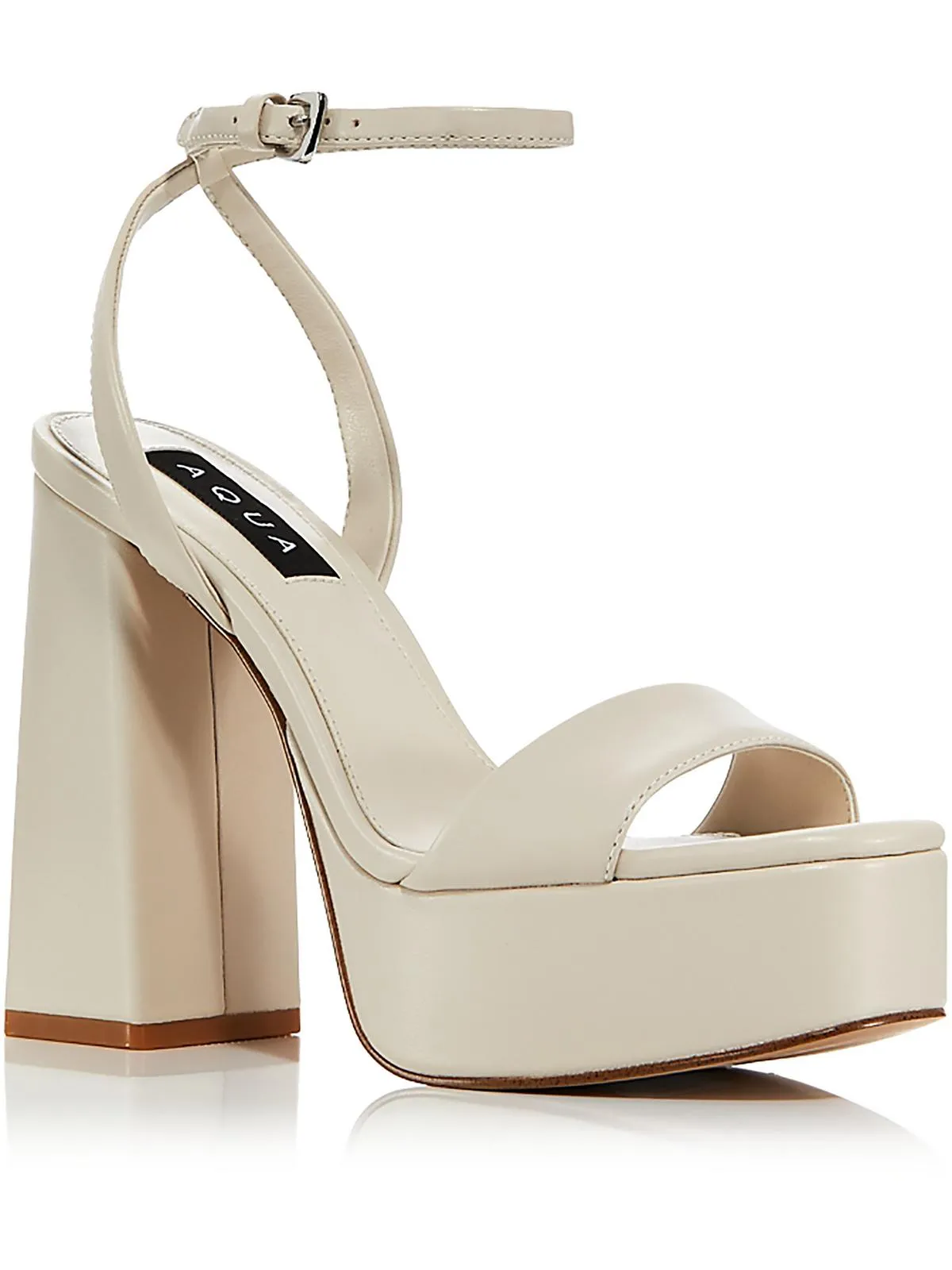 Cher Womens Patent Dressy Platform Sandals