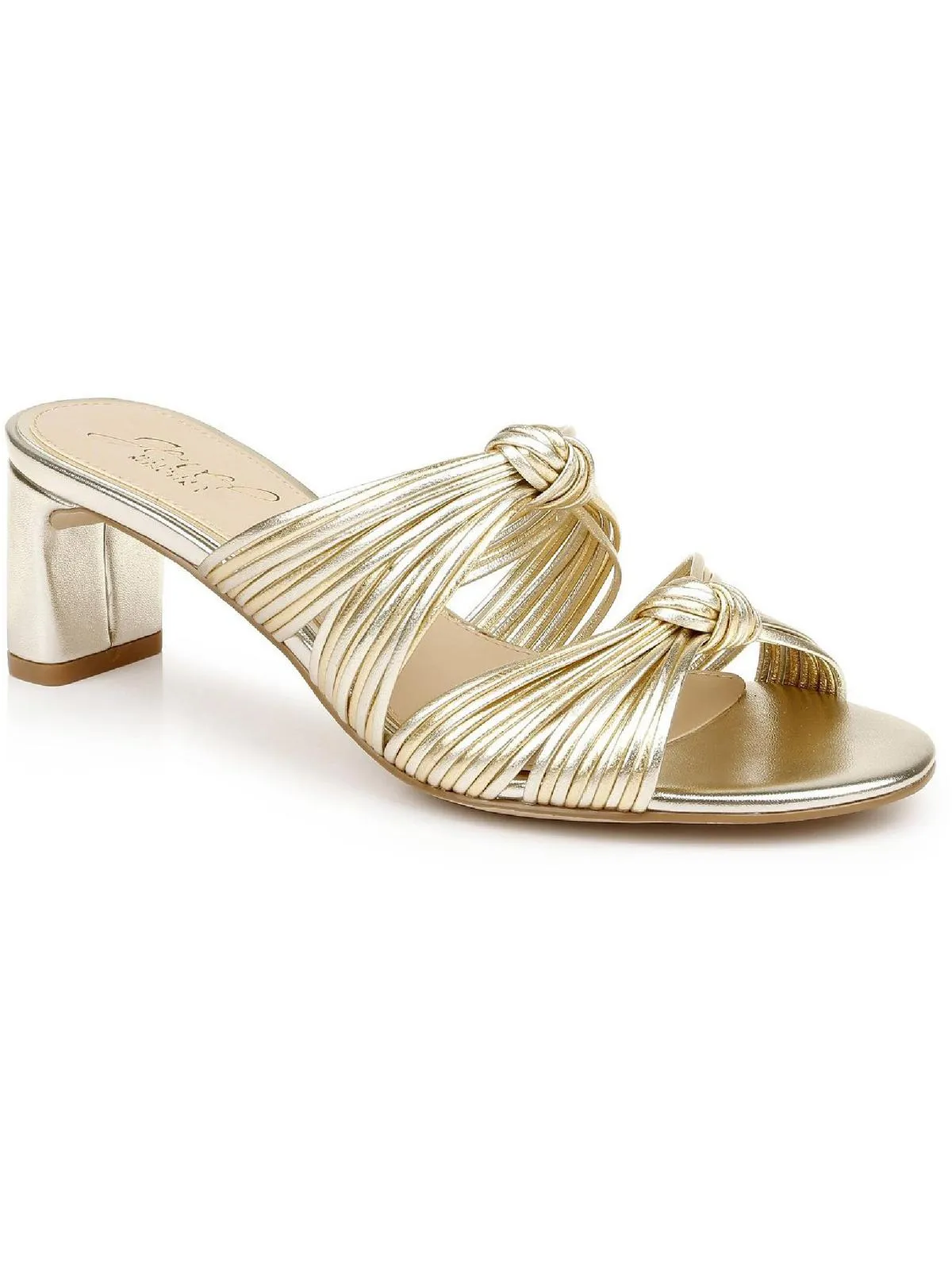 Cheryl Womens Slip On Padded Insole Block Heel