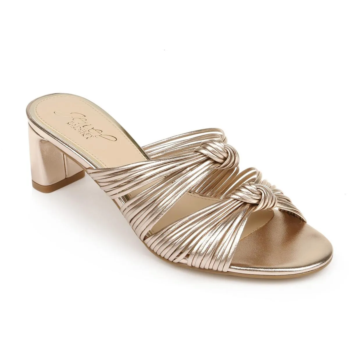 Cheryl Womens Slip On Padded Insole Block Heel