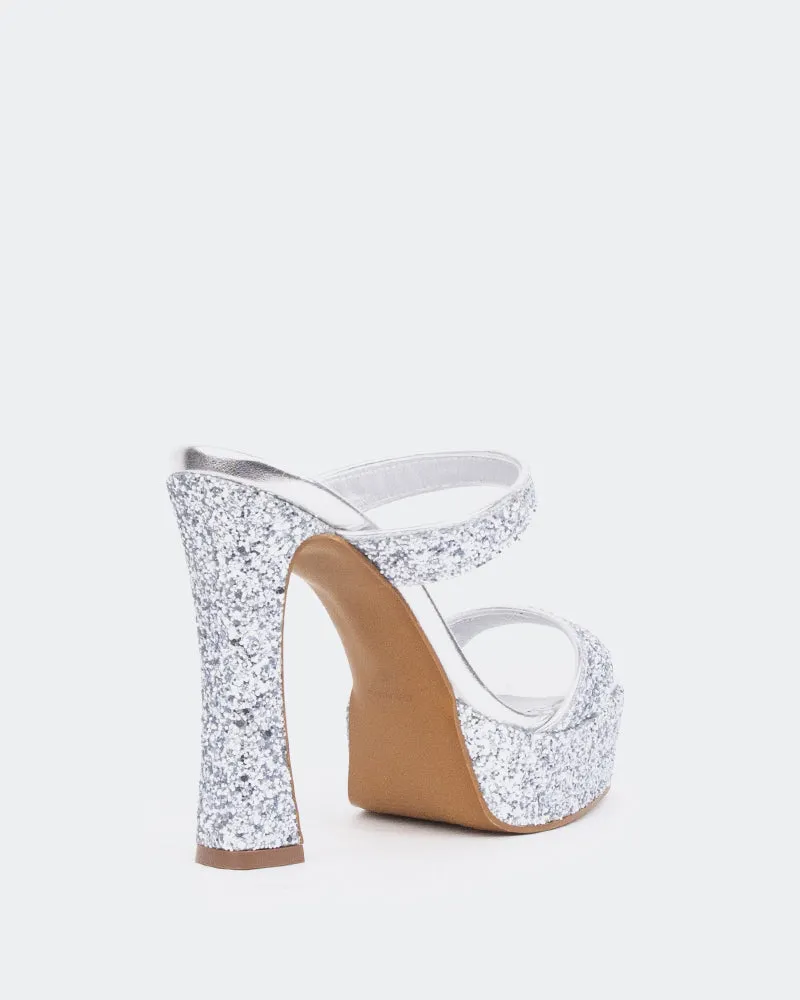 Chiuri, Silver Glitter/Briller Argent