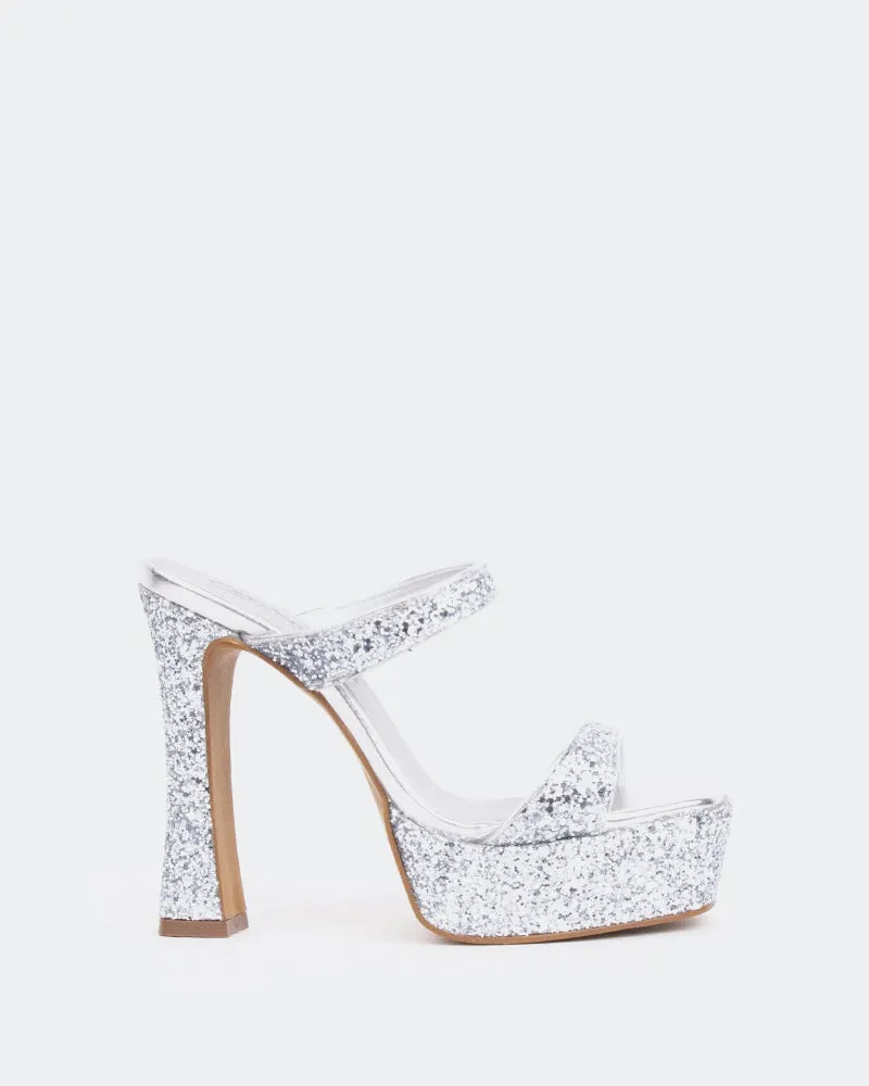 Chiuri, Silver Glitter/Briller Argent